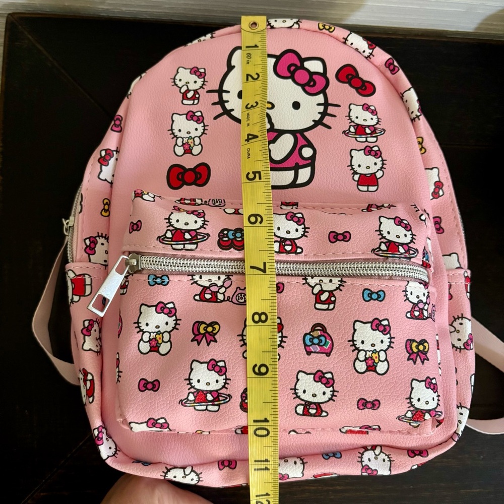 Hello Kitty Sanrio Kawaii Pink Mini Backpack Purse Diaper Bag NEW Trending - Picture 10 of 12